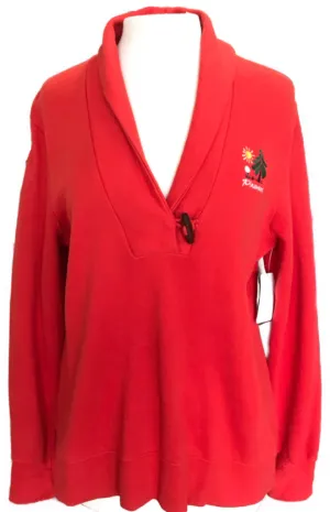 Gear Red Pullover Sweatshirt with Logo Size XL