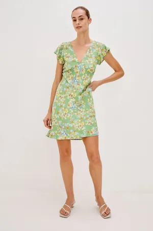GIGI DRESS - GREEN MEADOW Rails