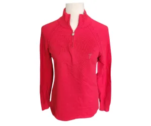 Golfino Red Pullover Sweater Size 6 MSP$220