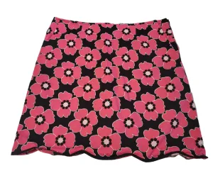 Golftini Black & Pink Floral Golf Skort Size 6