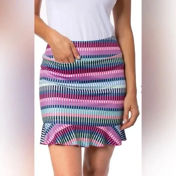 Golftini Tutti Fruitti Golf Skort - Long Size XS MSP$116