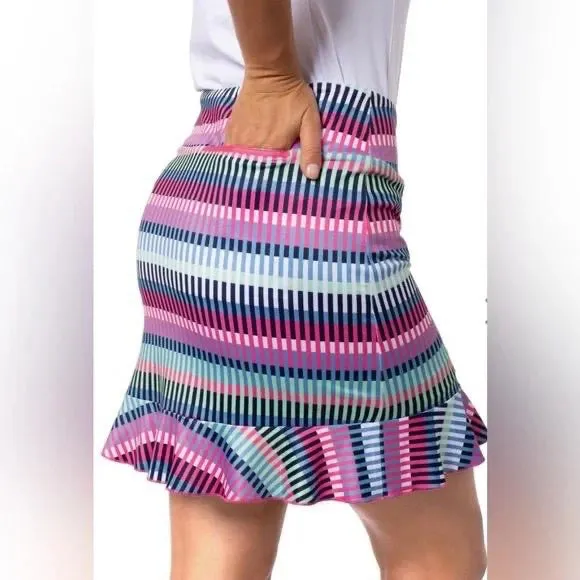 Golftini Tutti Fruitti Golf Skort - Long Size XS MSP$116