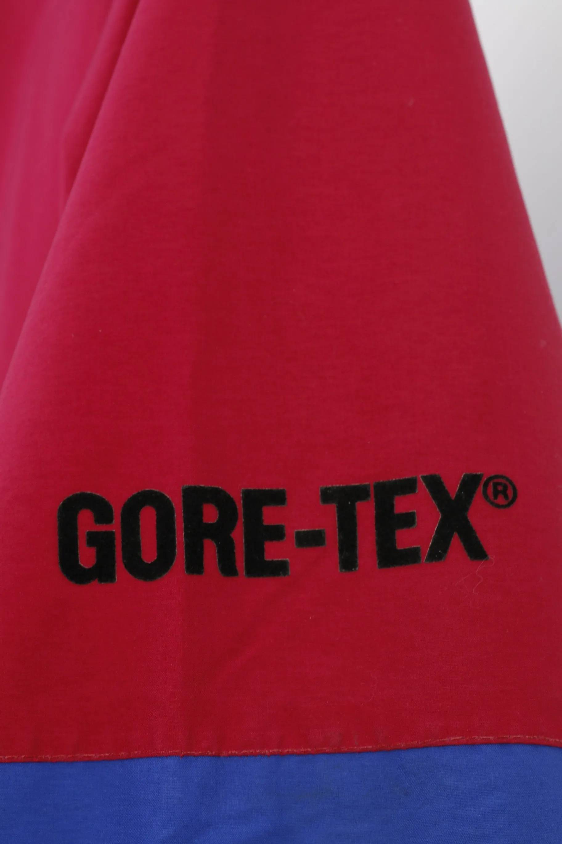 Gore Men L Jacket Gore Tex Navy Full Zipper Hood Waterproof Padded Outwear Top