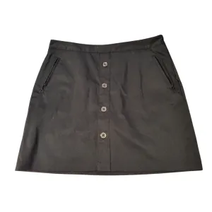 Greg Norman Black Faux Button Golf Skort Size 10 MSP$79