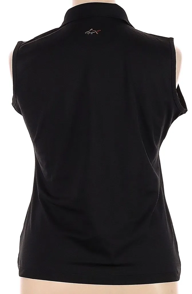 Greg Norman Black Sleeveless Polo Size XL. MSP$60