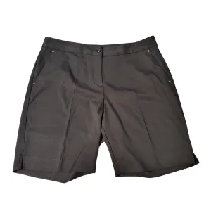 Greg Norman Black Women's Golf Short Size 14 MSP$60