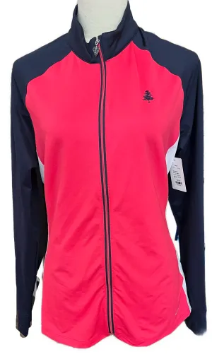 Greg Norman Women's Marina Full-Zip Jacket w/ Logo Size L MSP$99