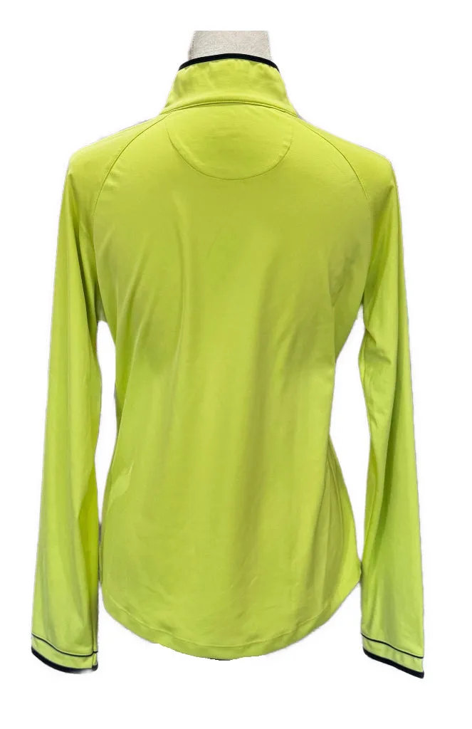Greg Norman Women's Neon Green Pullover w/ Navy Trim Size M MSP$79