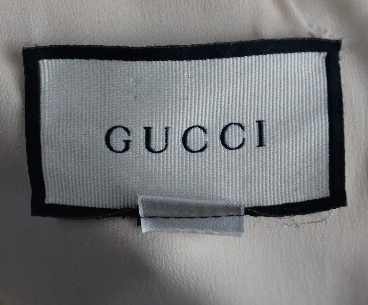 Gucci Cream Red & Navy Striped Dress sz 2