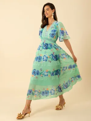 Hale Bob Angie Dress Mint