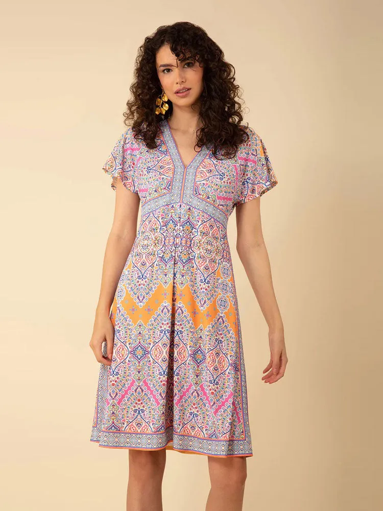 Hale Bob Elise Dress Orange