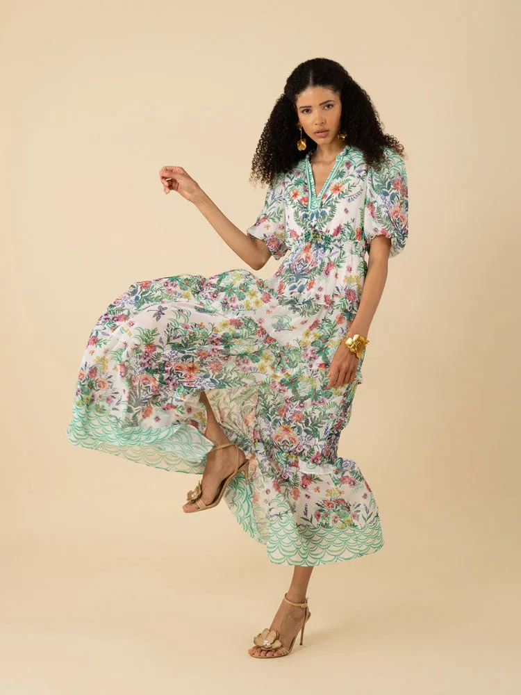 Hale Bob Khaleesi Dress Ivory