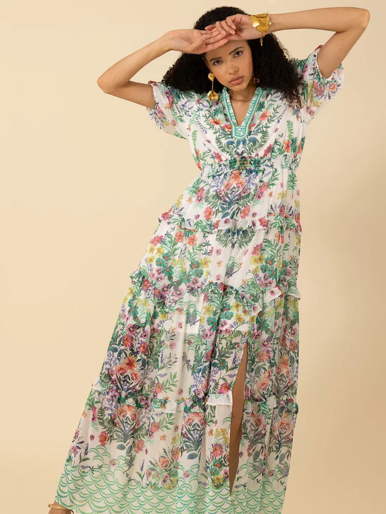 Hale Bob Khaleesi Dress Ivory