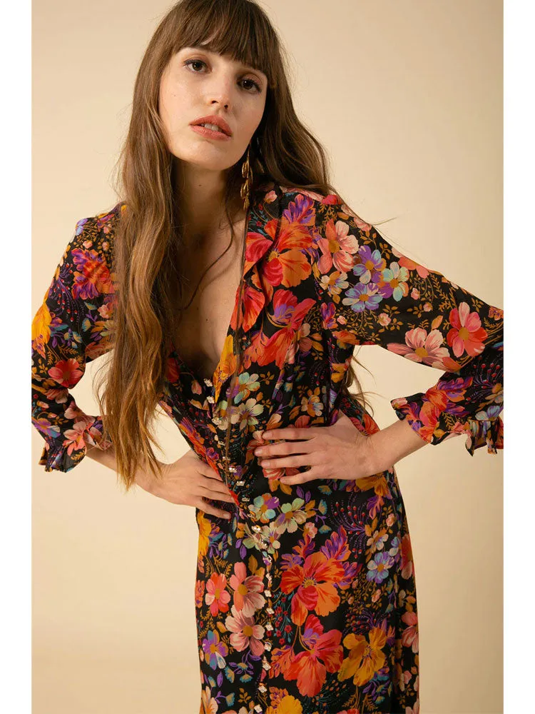 Hale Bob Mya Dress Gold