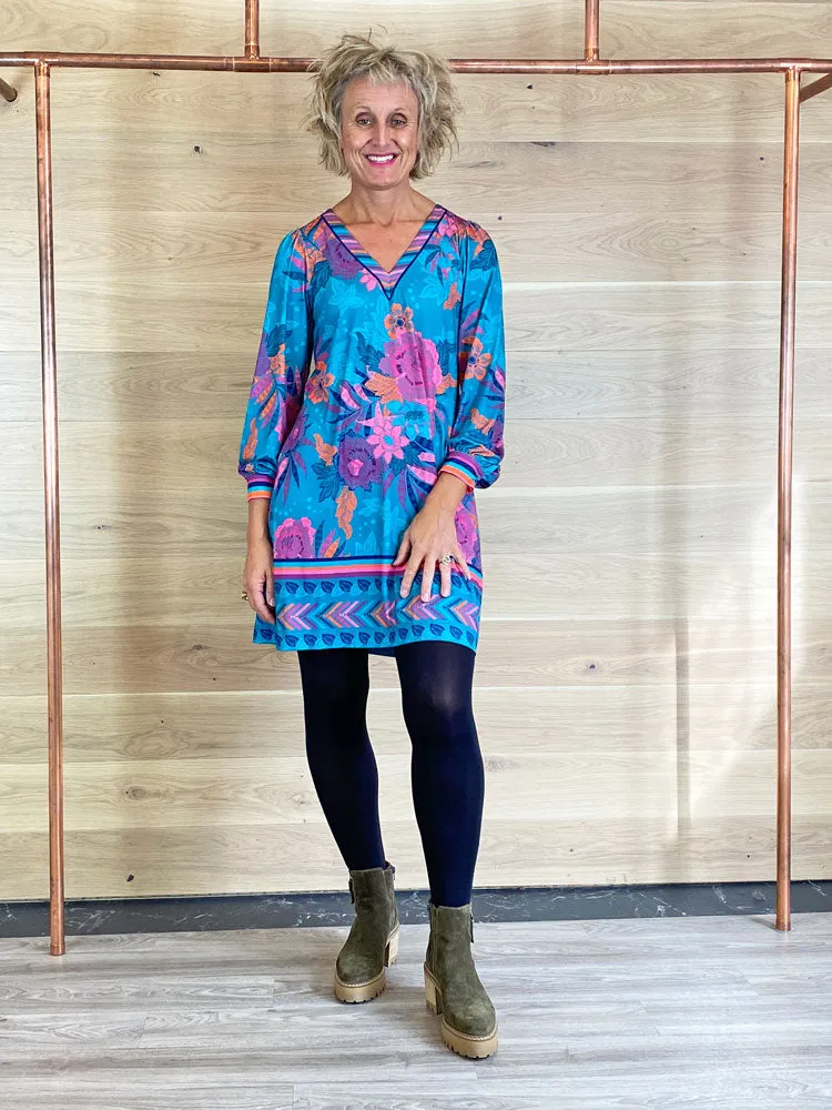 Hale Bob Presley Dress Teal