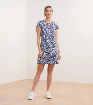 Hatley Womens Cici Dress - blue/white