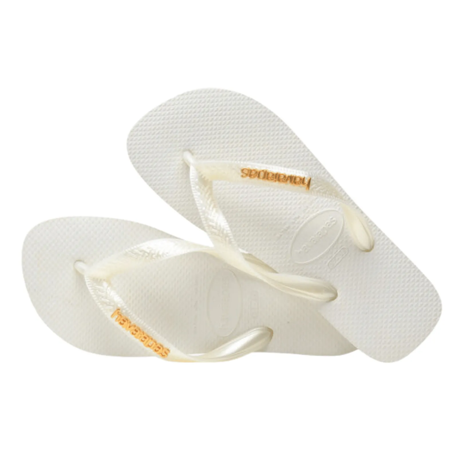 Havaianas Womens Logo Metallic Flip Flops