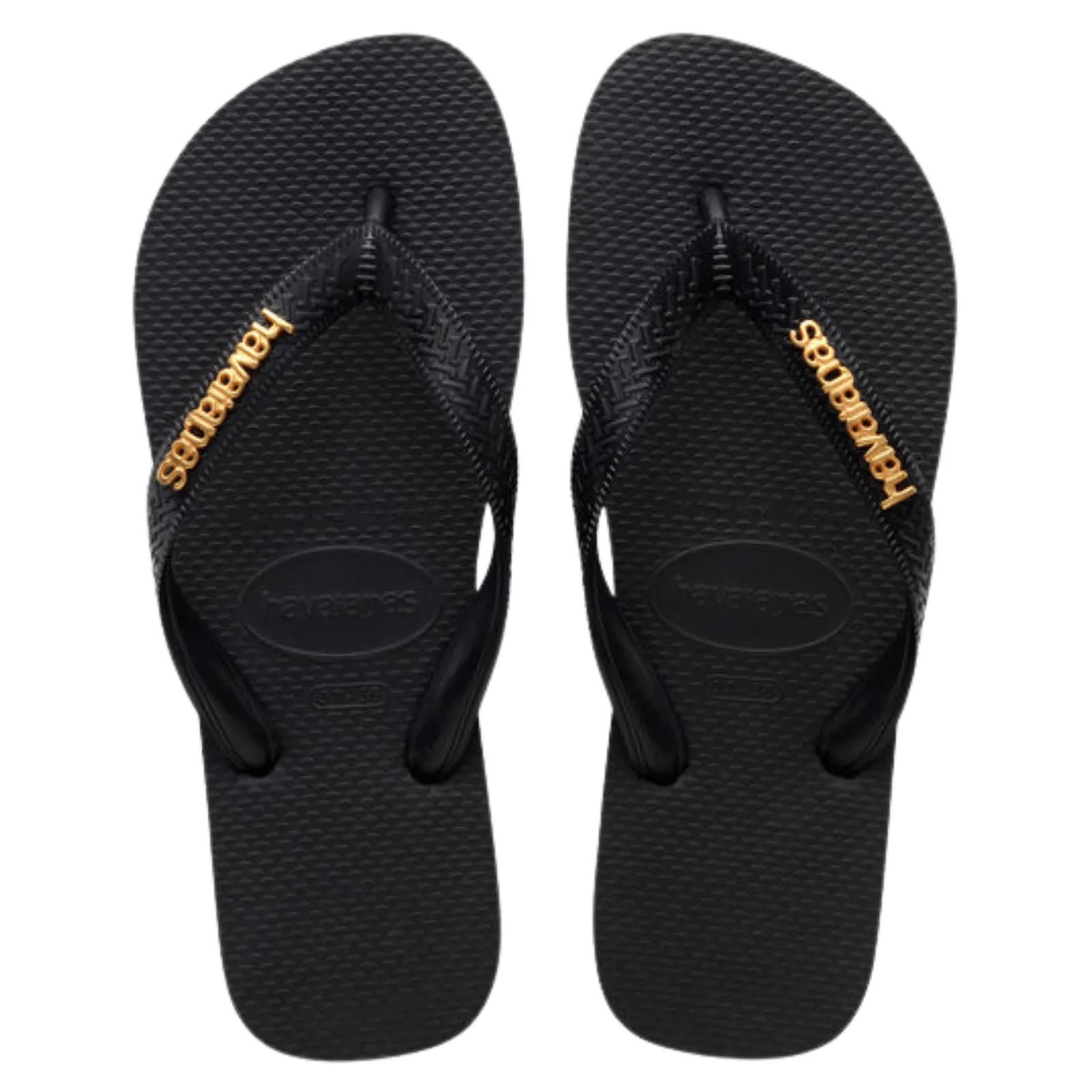 Havaianas Womens Logo Metallic Flip Flops