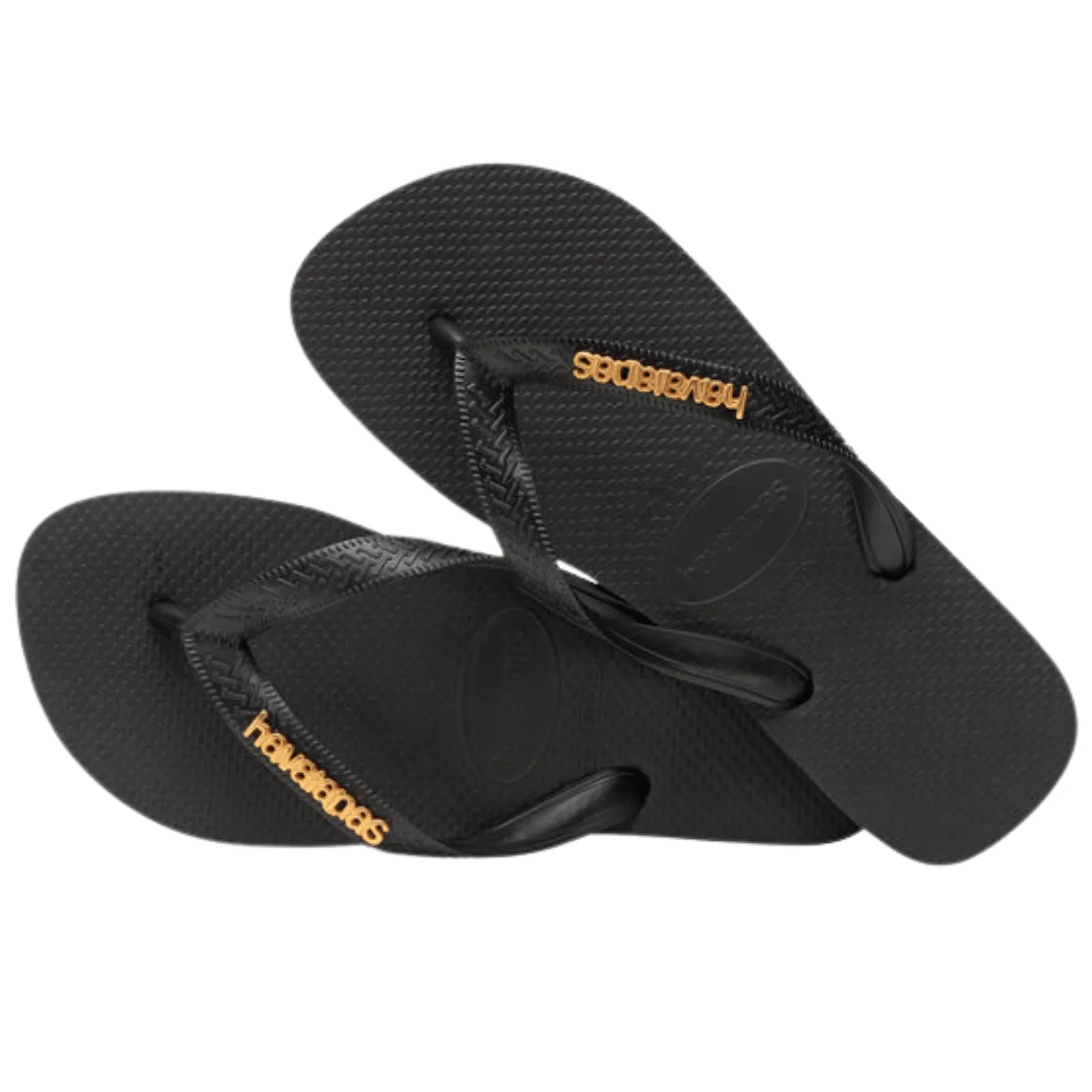 Havaianas Womens Logo Metallic Flip Flops