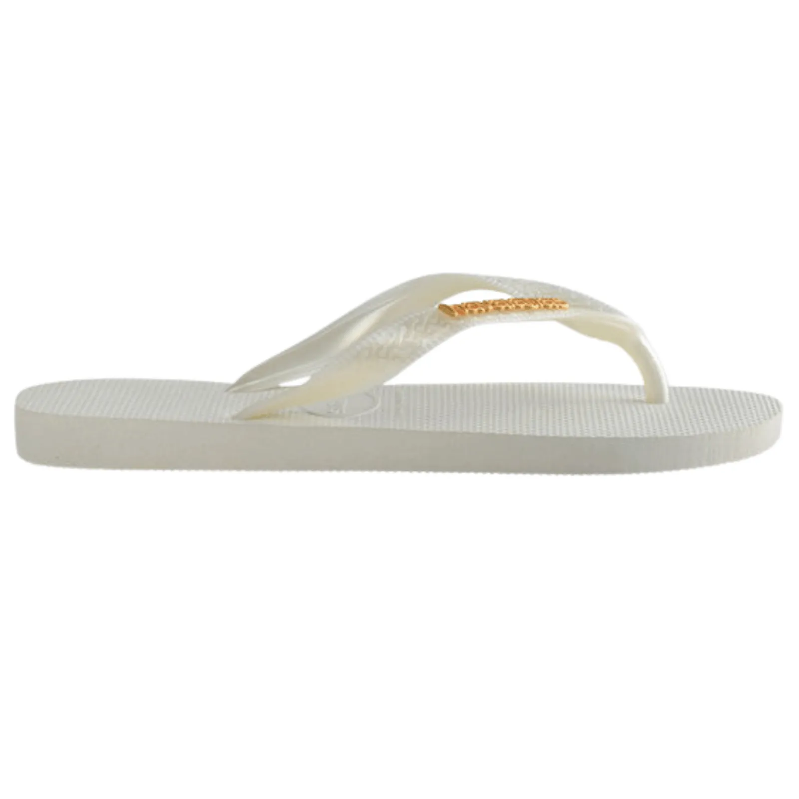 Havaianas Womens Logo Metallic Flip Flops