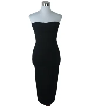 Herve Leger Black Strapless Dress sz 4