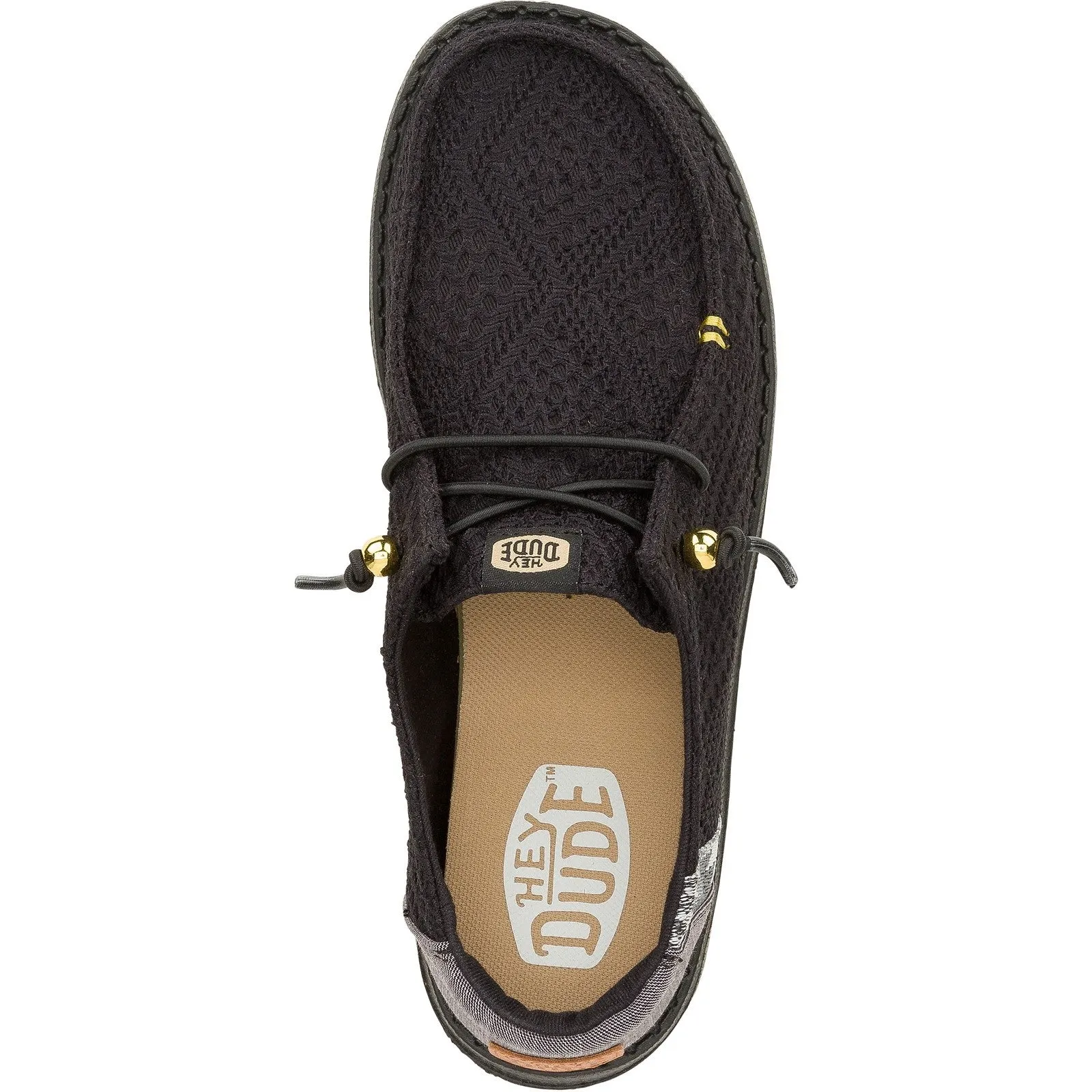 Hey Dude Wendy Boho Crochet 41040 Womens Slip On Casual Shoe
