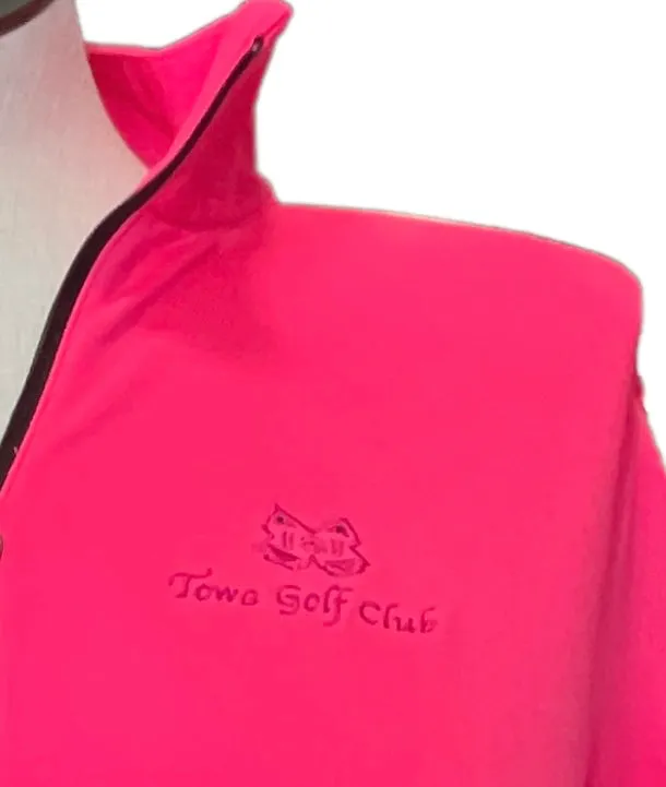 Hot Pink Nike Polo with Black Trim, Size XL MSP$70