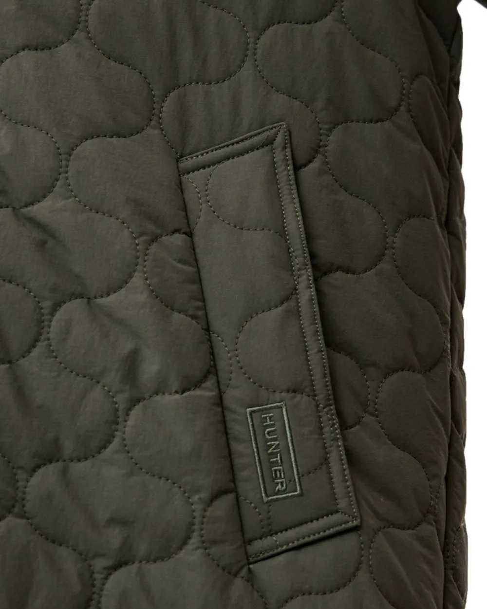 Hunter Womens Fionn Long Quilted Coat