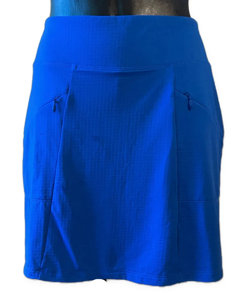 Ibkul Women's Royal Blue Solid Straight Golf Skort Size S MSP$94