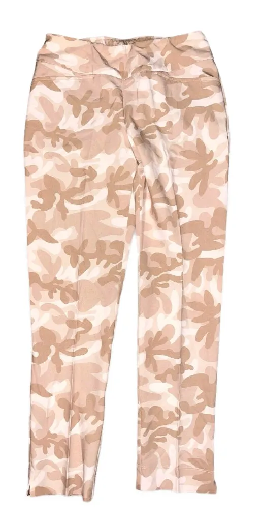 Ibkul Women's Tan Camo Ankle Golf Pants Size 14 MSP$96