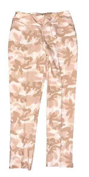Ibkul Women's Tan Camo Ankle Golf Pants Size 14 MSP$96