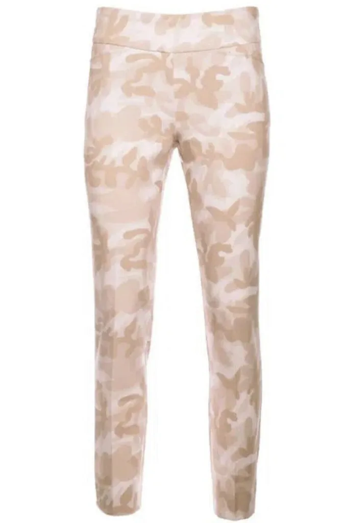 Ibkul Women's Tan Camo Ankle Golf Pants Size 14 MSP$96