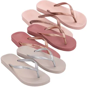 Ipanema Womens Anatomica Tan Vegan Flip Flops