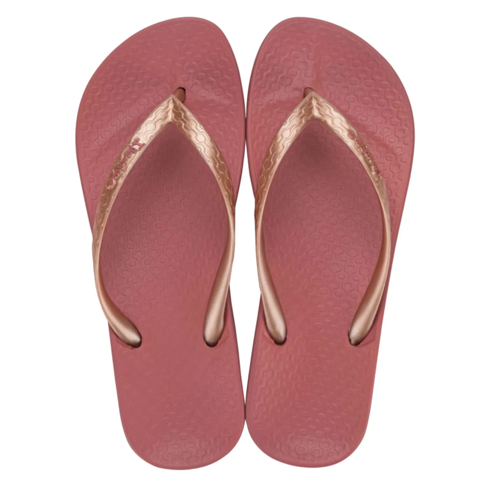 Ipanema Womens Anatomica Tan Vegan Flip Flops