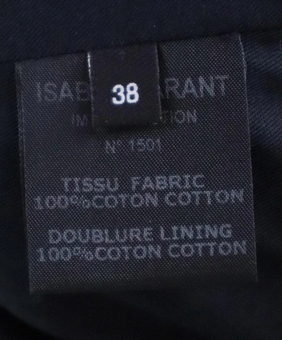 Isabel Marant Black Quilted Dress sz 2