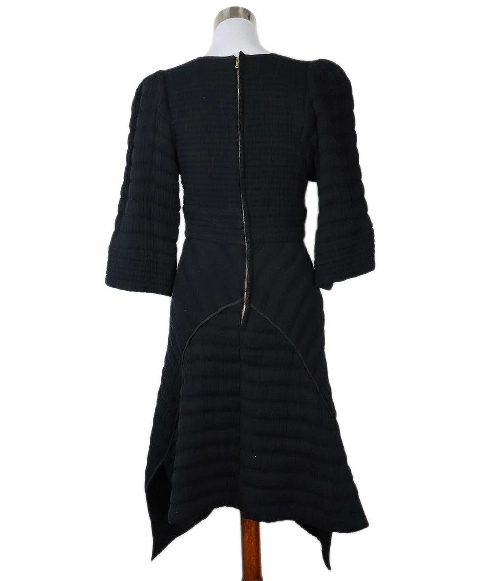 Isabel Marant Black Quilted Dress sz 2