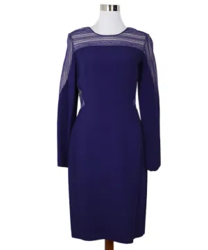 J. Mendel Purple Lace Dress sz 6