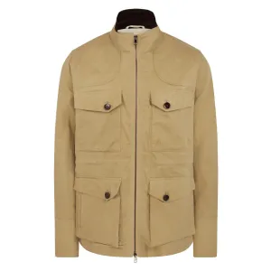 James Purdey Hanning Dry Wax Travel Jacket Beige