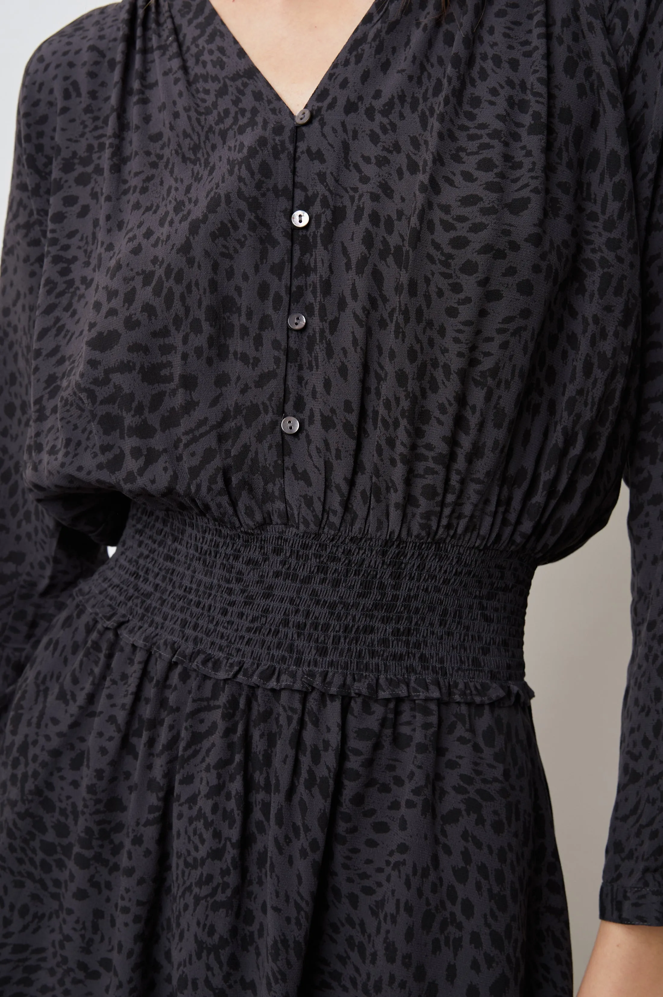 JASMINE DRESS - SPOTTED SLATE Rails