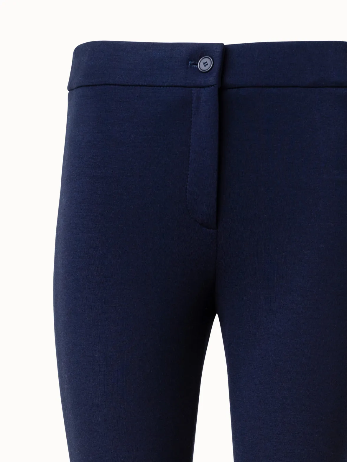 Jersey Stretch Leggings with Slit Akris