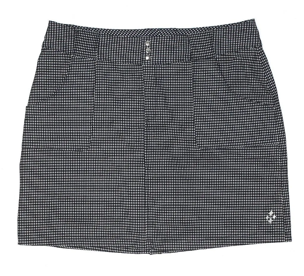 Jofit Black & White Check Skort