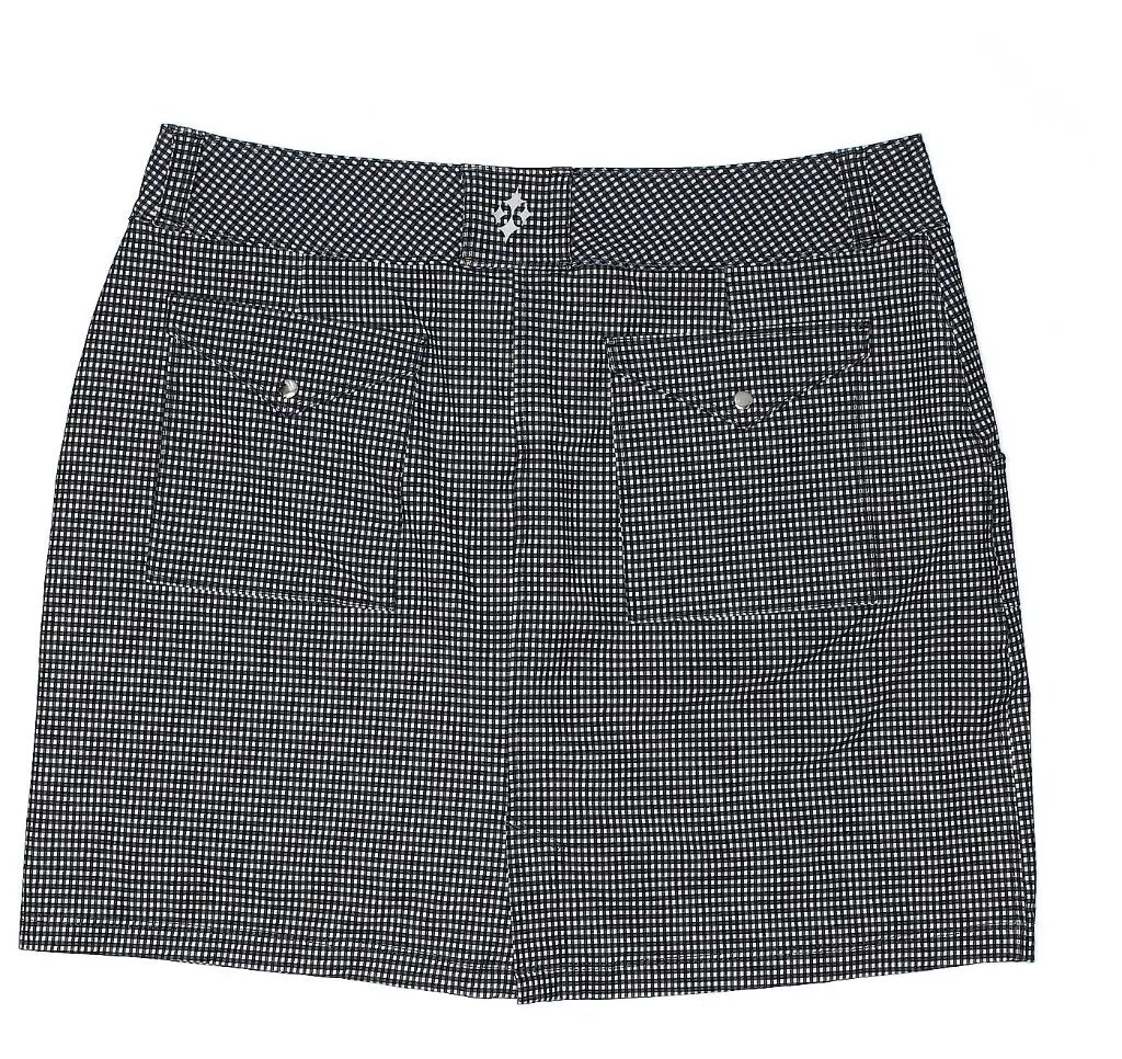 Jofit Black & White Check Skort