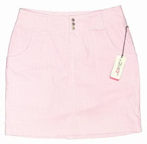 Jofit Pink &  White Checked Skort Size 4  MSP$88