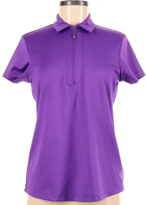 Jofit Purple Zip Polo Size M. MSP$86