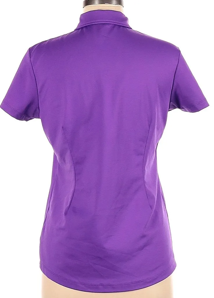 Jofit Purple Zip Polo Size M. MSP$86