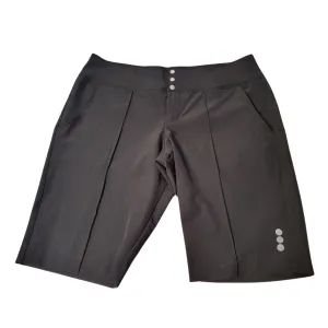Jofit Retro Black Long Golf Shorts Size 10