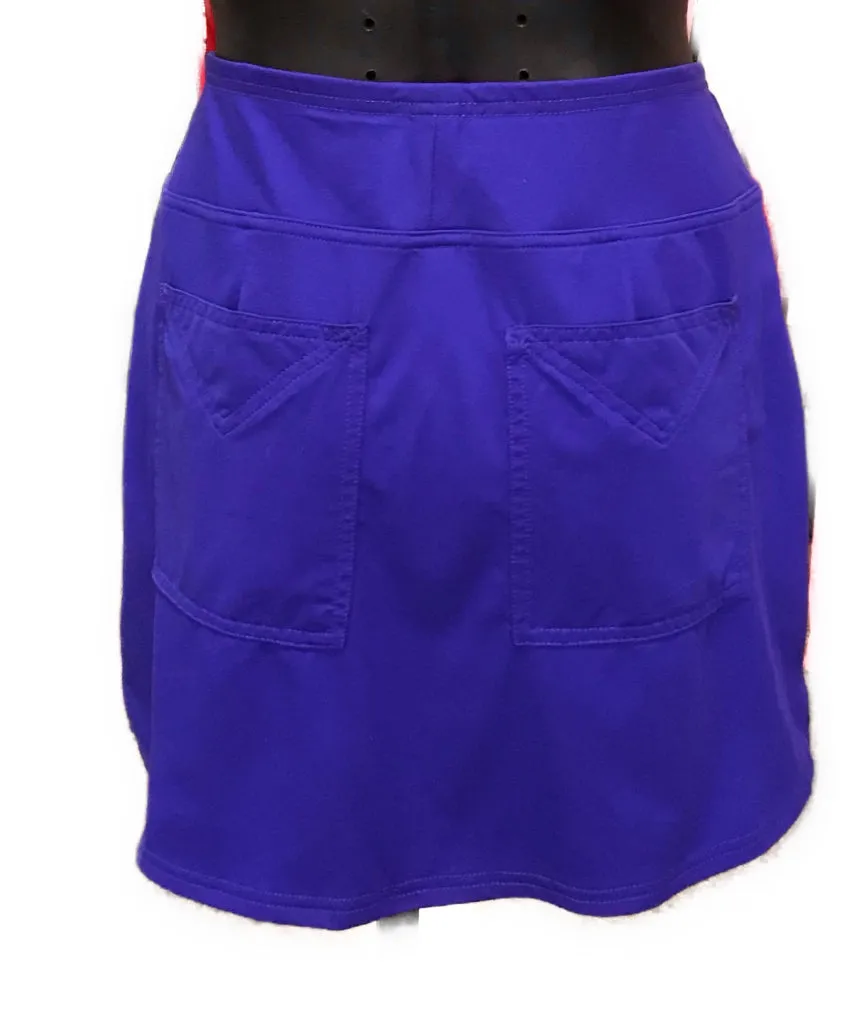 Jofit Tanzanite Blue Pull-on Golf Skort. Size M