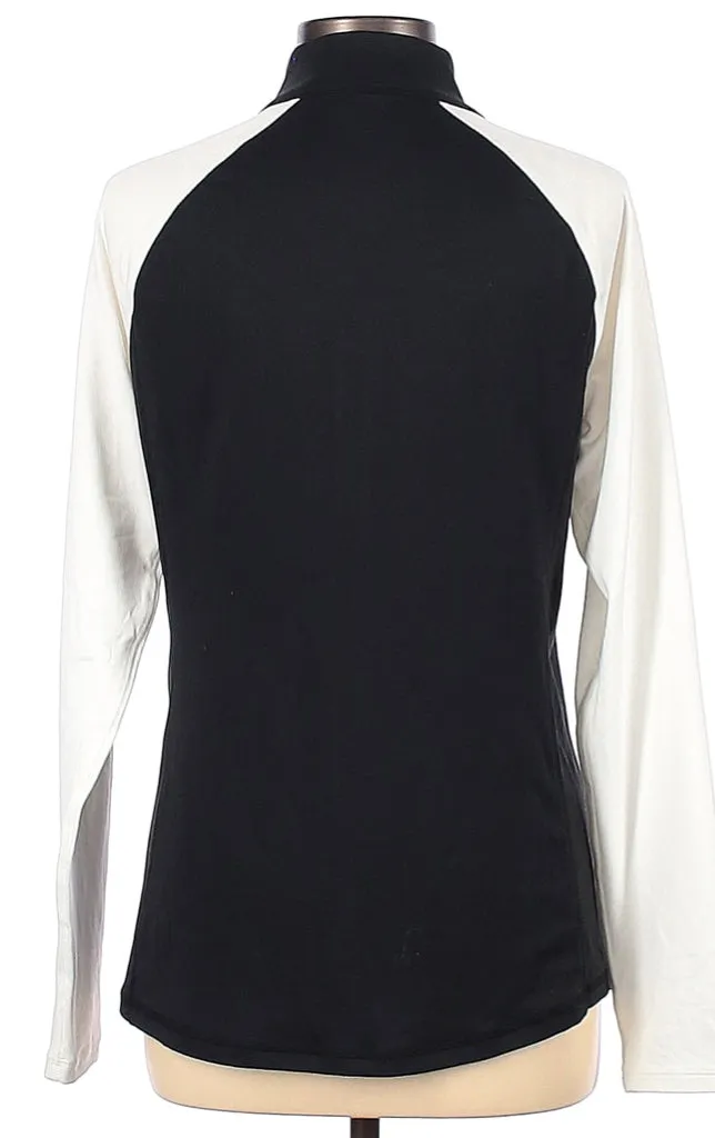 Jofit White & Black Raglan Pullover Size L. MSP$88