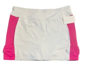 Jofit White & Pink Hot Tennis Skort Size M