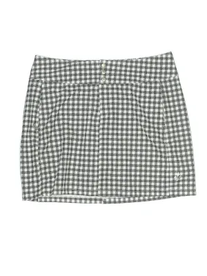 Jofit Women's Loden Green & White Gingham Golf Skort Size 8 MSP$90